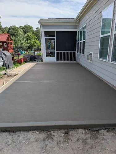 Patio Design & Installation for Phoenix Concrete Services in Durham, NC