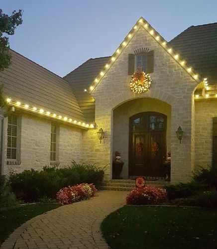 Christmas Lights Installation for Guzman's Landscaping Services in Austin, TX
