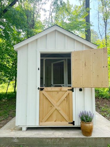 Garden Walk-In Coops for Pond View Mini Structures in  Strasburg, PA