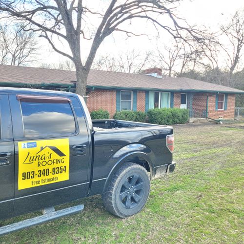 Roofing Installation for Luna's Roofing LLC in Longview, Texas