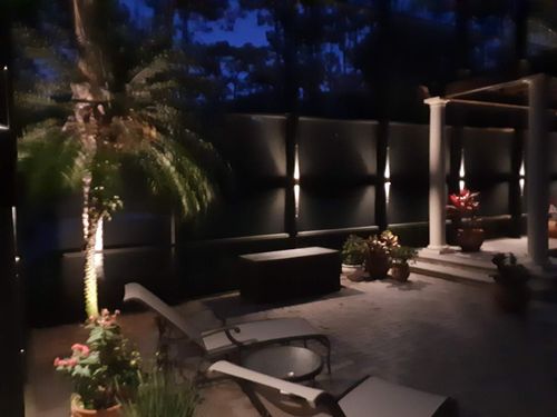Landscape Lighting for Sam's French Drains and Landscape in Orlando, Florida
