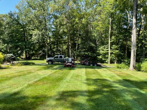 Landscape Design and Installation for Chris Stupak Property Maintenance and Excavation in Middlebury, CT