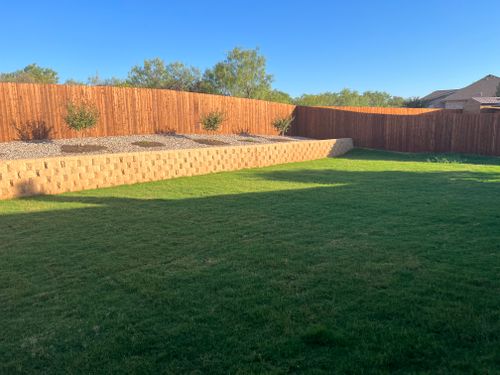 irrigation Installation for Platinum Landscape Design LLC in San Angelo, Texas