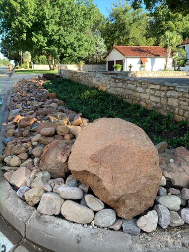 irrigation Installation for Platinum Landscape Design LLC in San Angelo, Texas