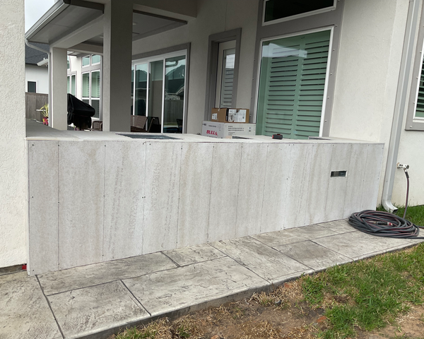 Outdoor Stucco Kitchen Build for TCC Stucco Repair in Houston, TX