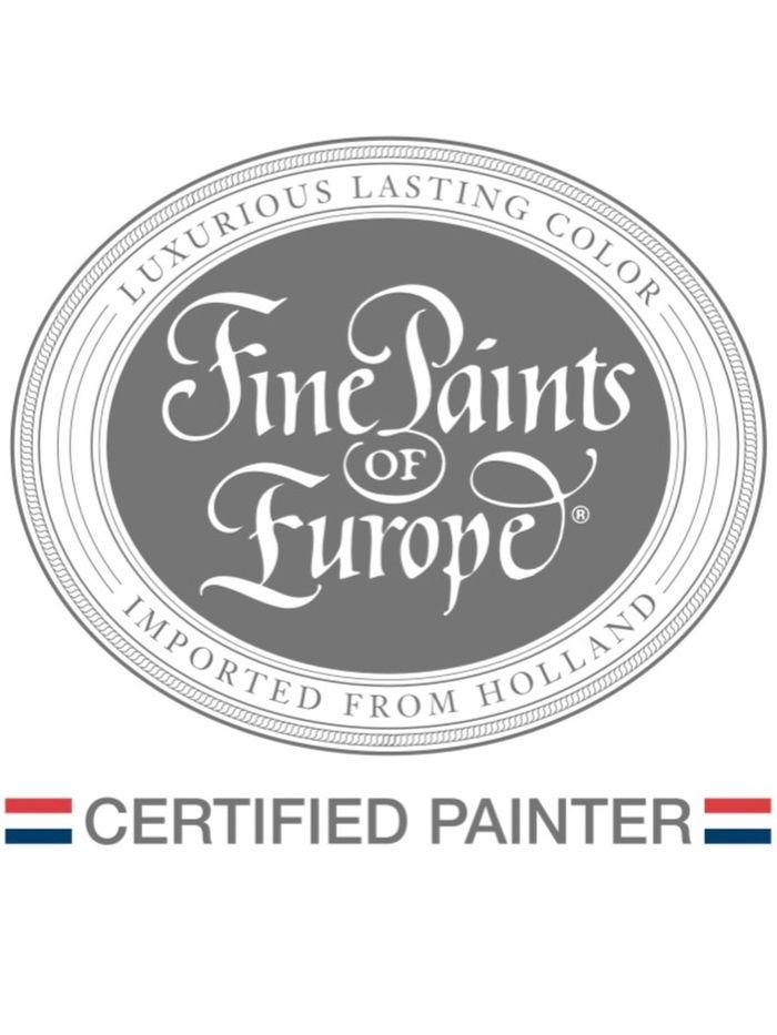Fine Paints of Europe certified painter badge