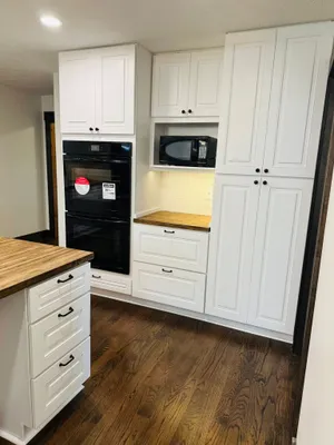 Flooring installation by Edge Renovations