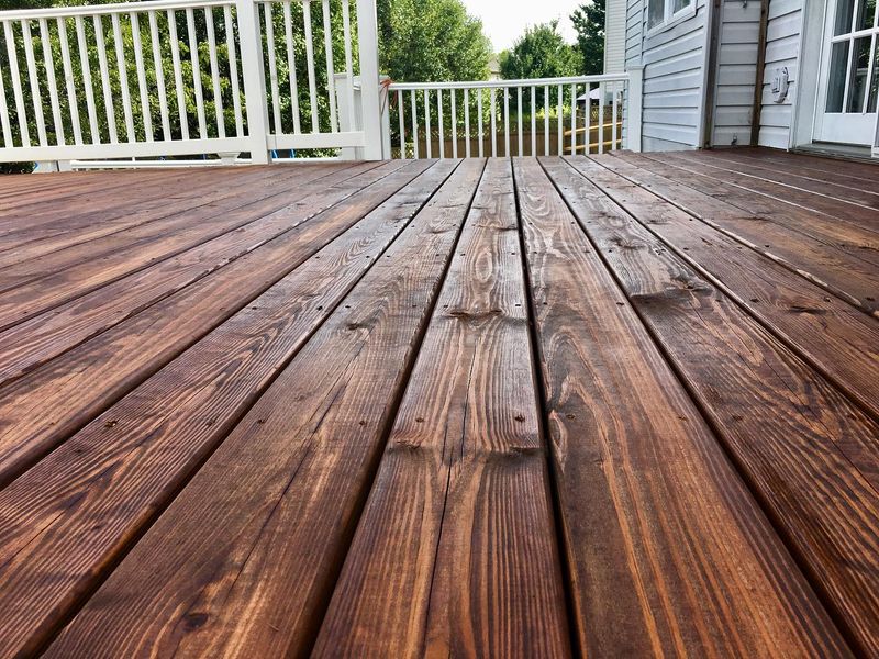 Deck and railing