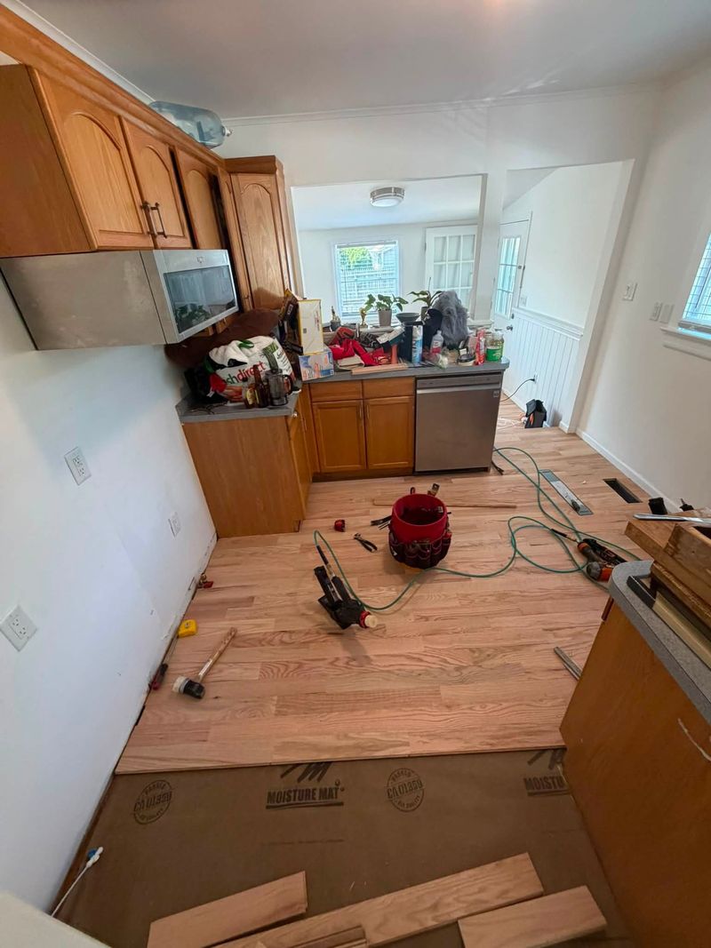 Kitchen remodel in progress