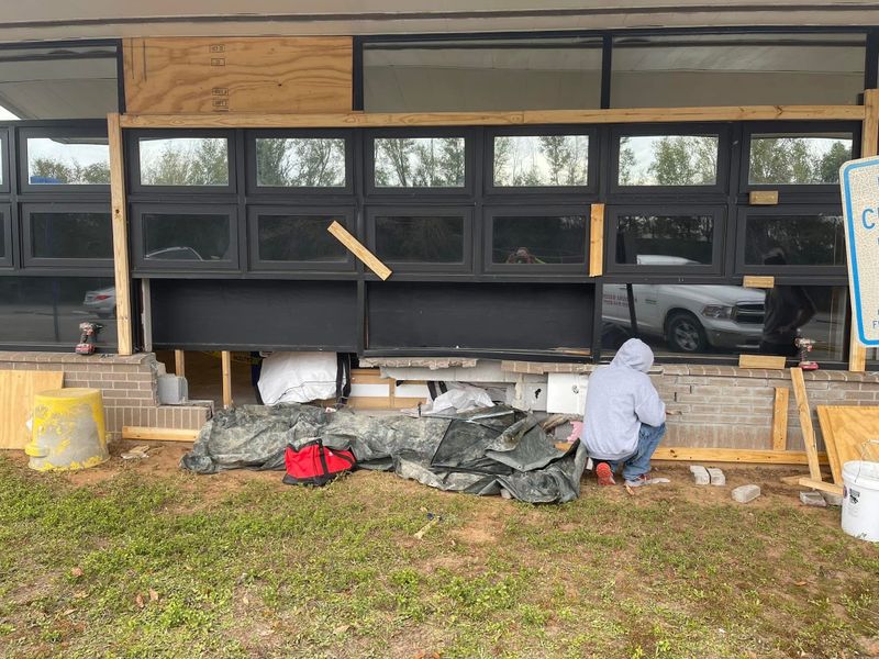 Cracked Brick And Mortar Repair