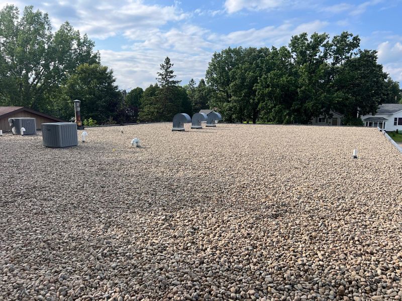 Low Slope rubber Roofing Installation