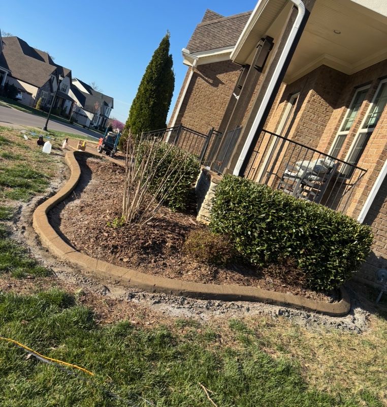 Concrete Curbing Edges