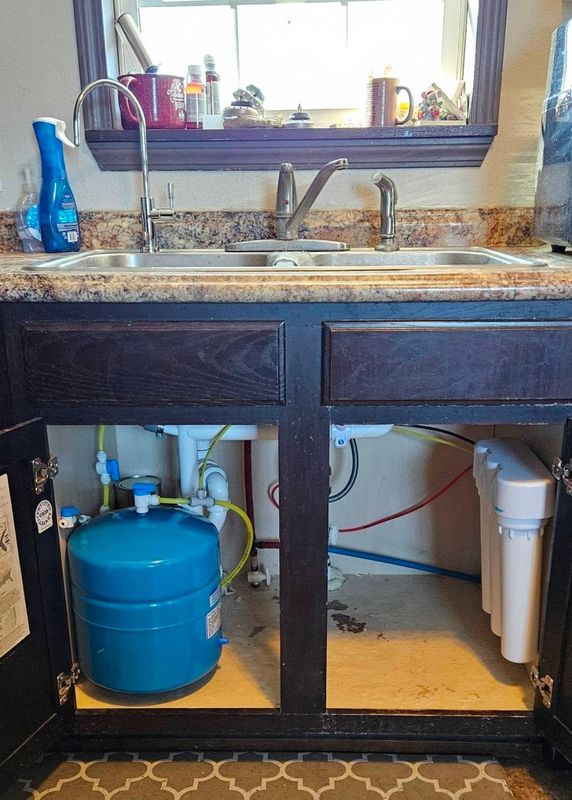 Whole house reverse osmosis system installation