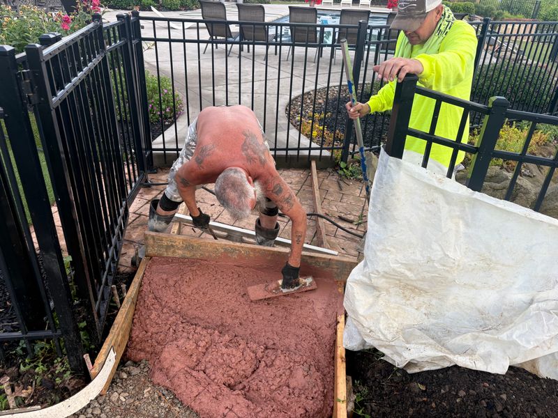 Stamped Concrete Installation