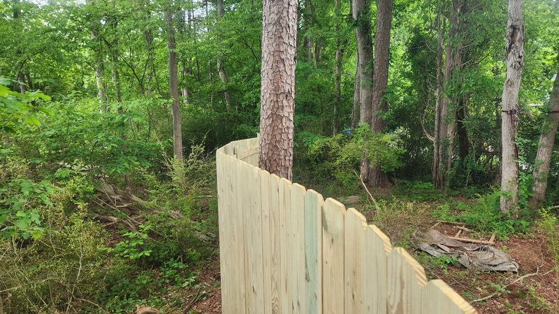 Wood Privacy Fence - Charlotte, NC