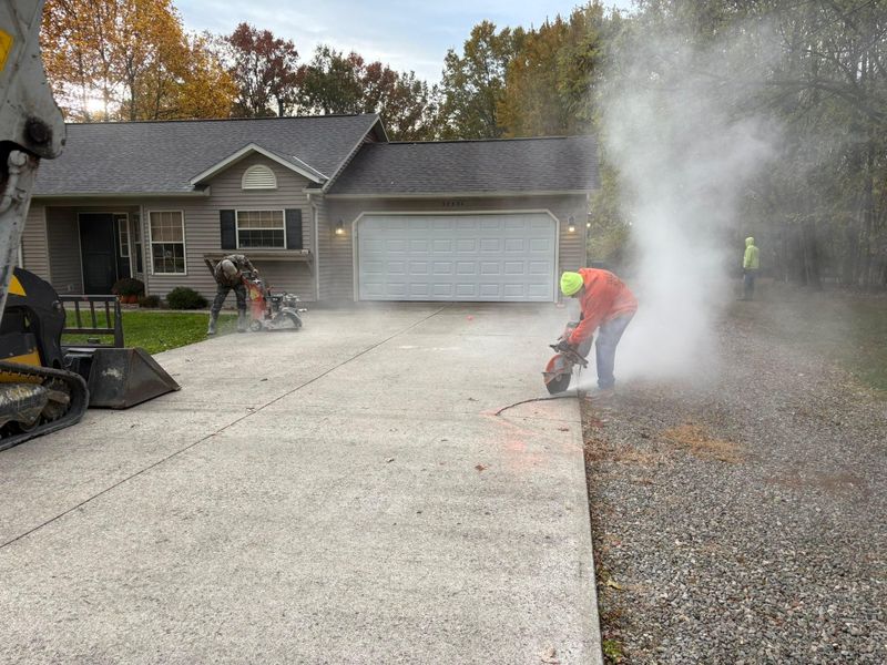 Driveway tear out and replacement