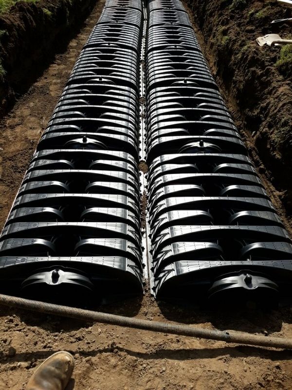 Sale of septic and drain field products.