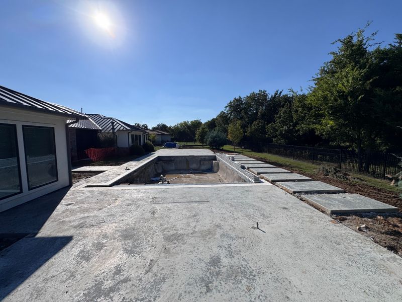 Flat work concrete
