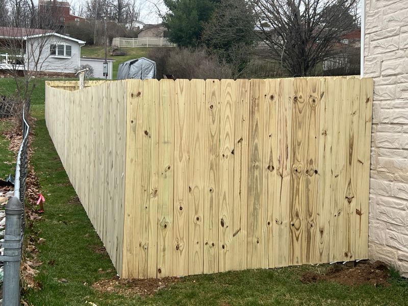 Transformative Privacy Fencing Installation in Serene Suburban Area
