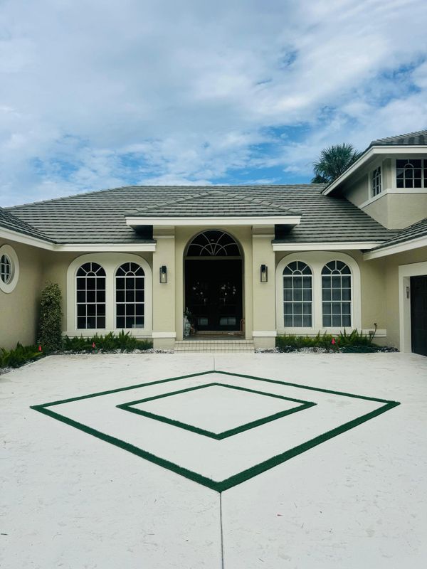 Stamped Concrete Installation