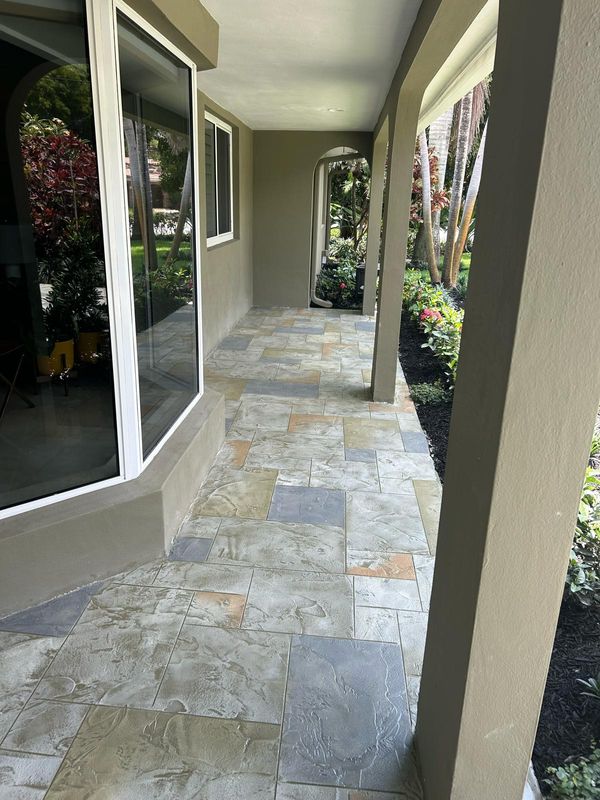 Decorative Concrete Overlay