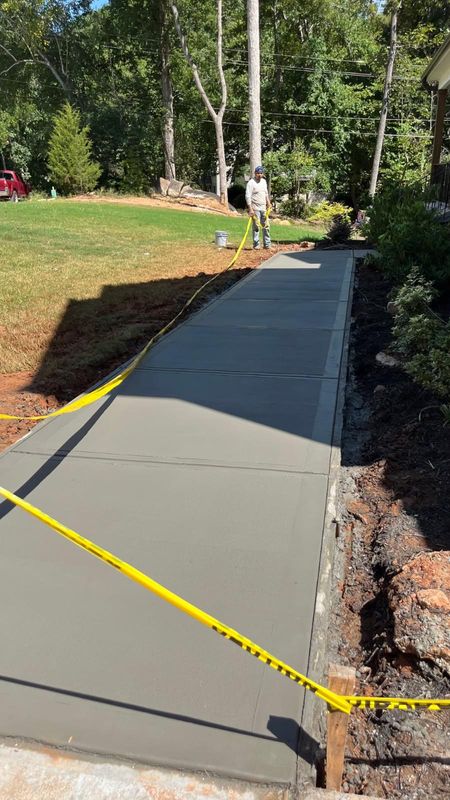 Sidewalk Installation