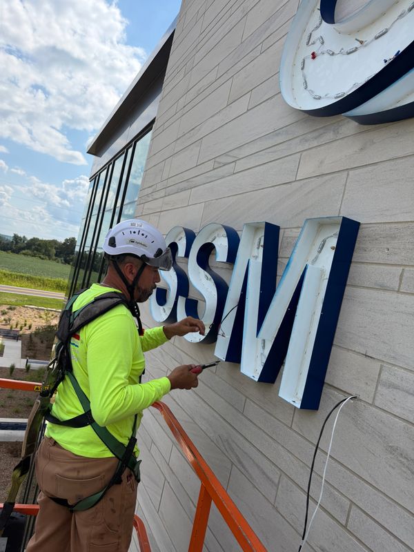 High Rise Sign Design // Install