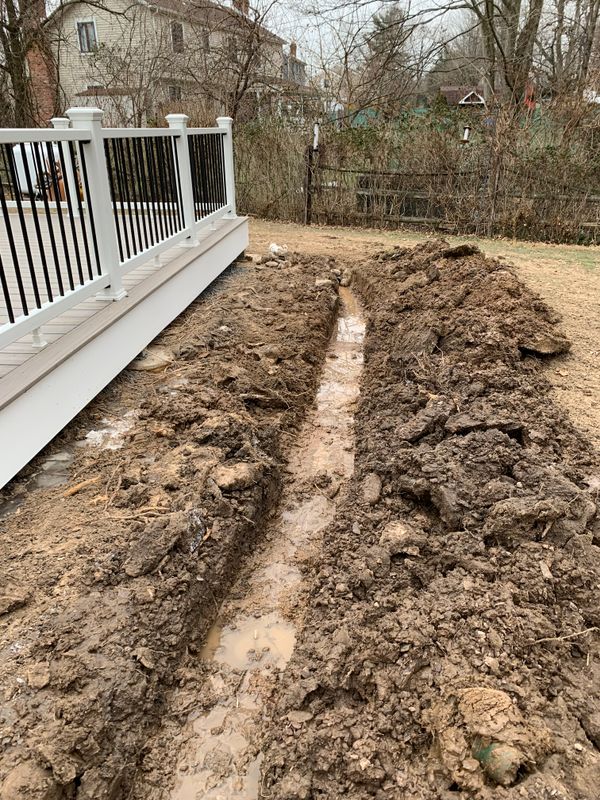 Outdoor French Drains