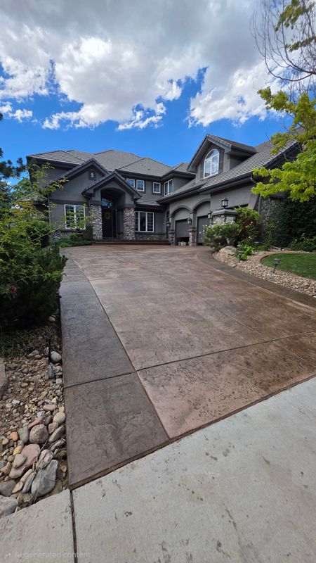 Stamped Concrete Installation