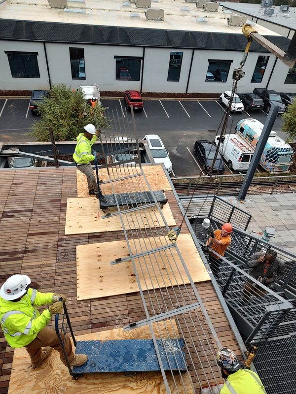 Structural Stair and Rail Erecting