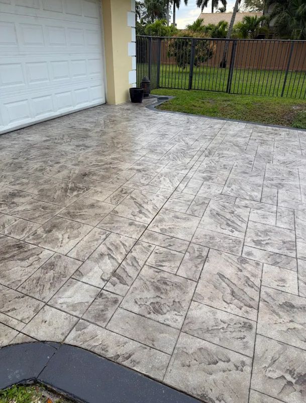 Transform Your Driveway with Stunning Stamped Concrete