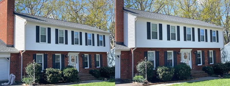 Cave Spring Shine: Full Exterior House Wash Restores Roanoke Home's Curb Appeal