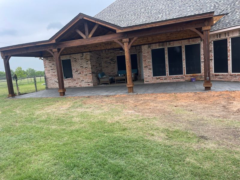Attach Cedar Awnings