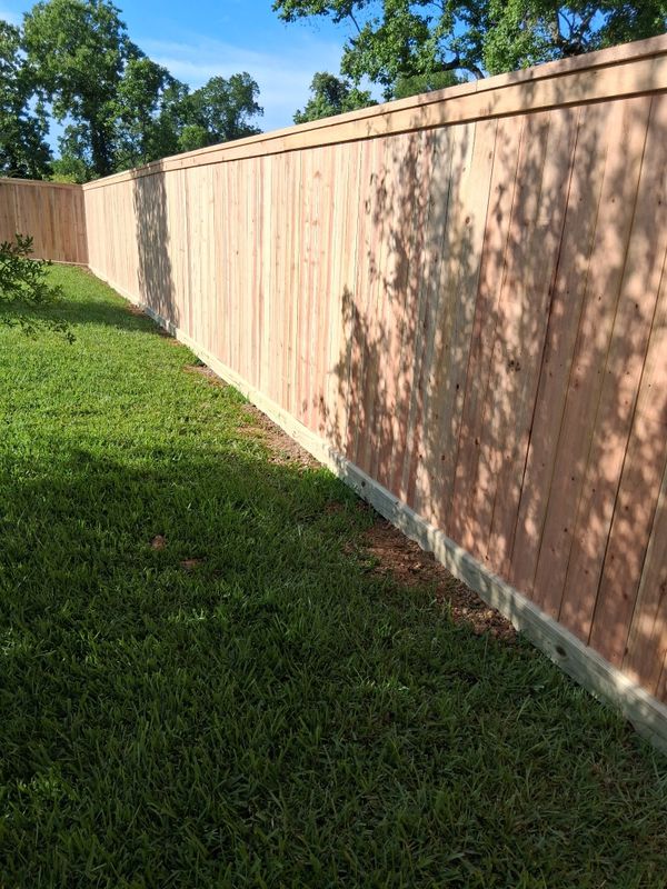 Residential Wooden Privacy Fencing