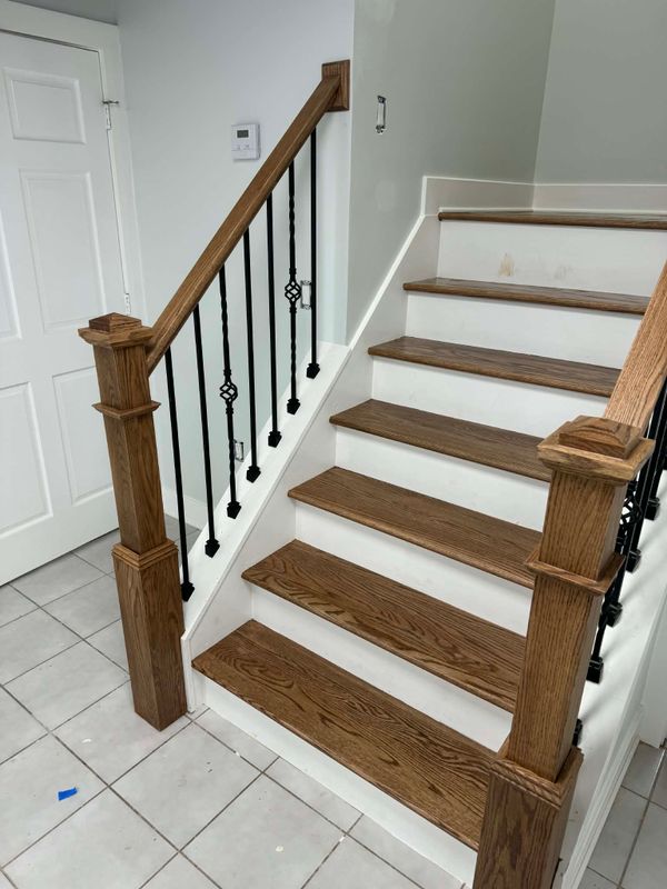 Hand rail refinishing