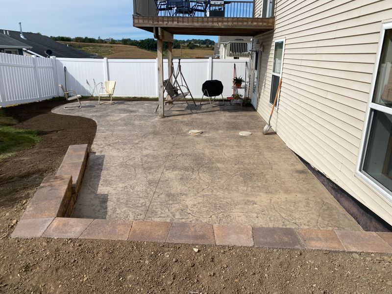 Stamped Concrete Installation