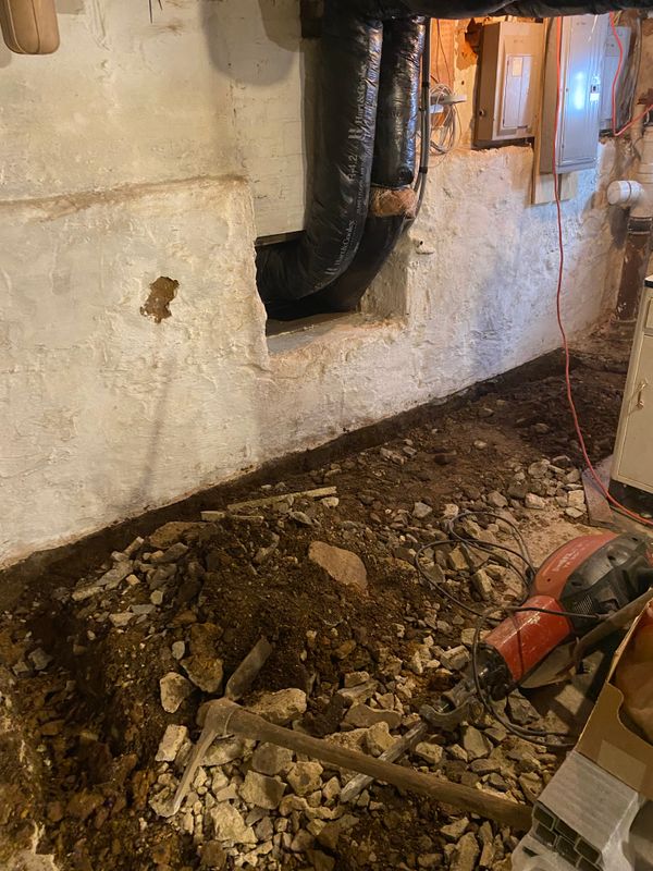 Basement waterproofing 