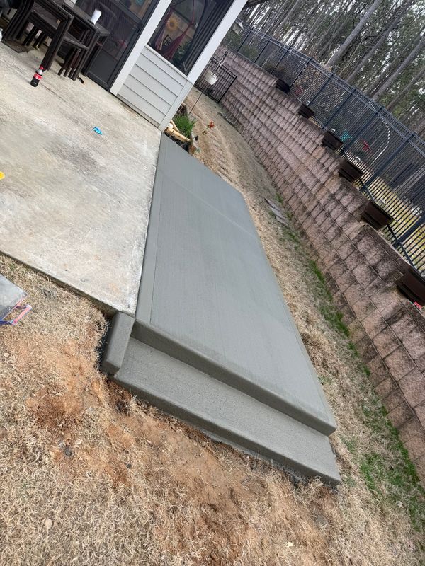 Concrete patios