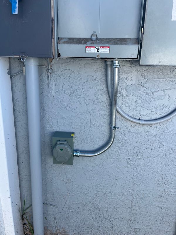 Generator Plugs and Interlock Safety Switch