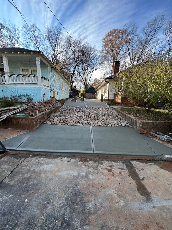 Driveway and Patios