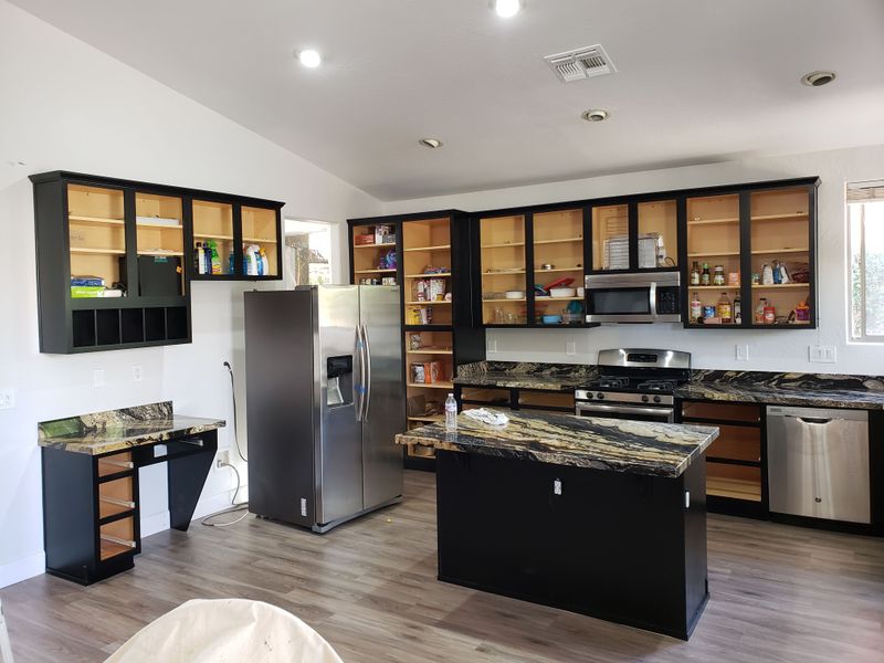 Kitchen Cabinet Repainting