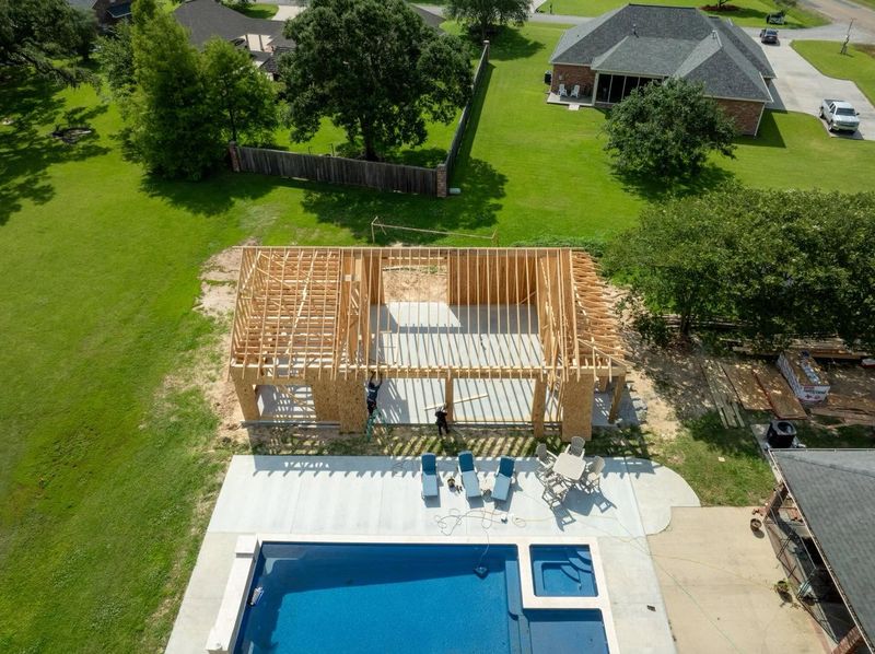 Pool House Construction