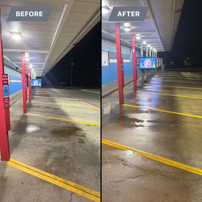 Driveway and Sidewalk Cleaning