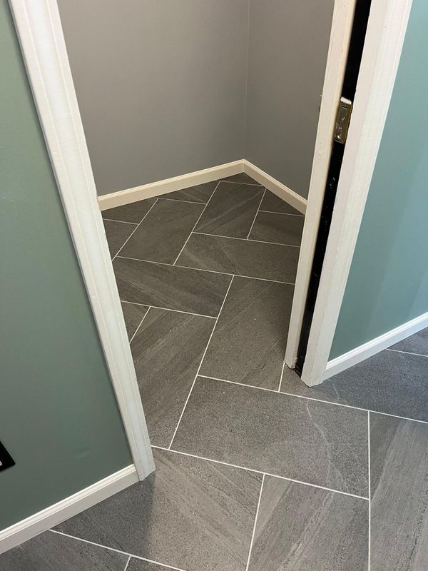 Tile installation