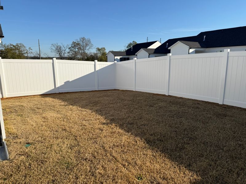 White Vinyl Fences