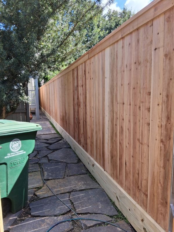 Residential Wooden Privacy Fencing