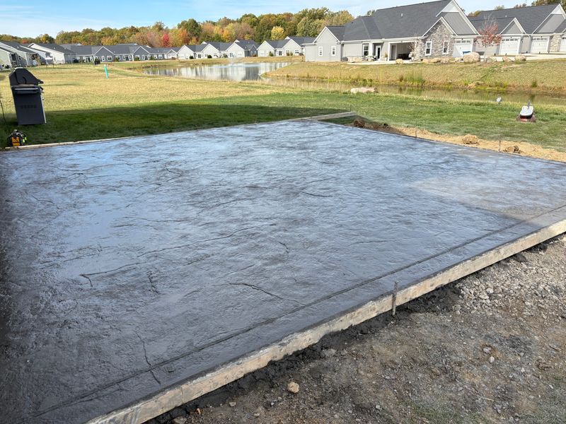 Stamped Concrete Installation