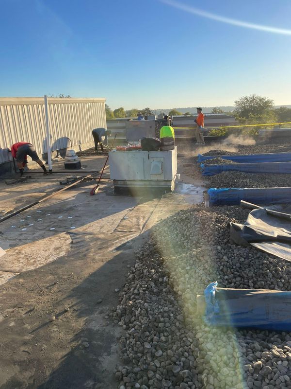 Low slope roofing services