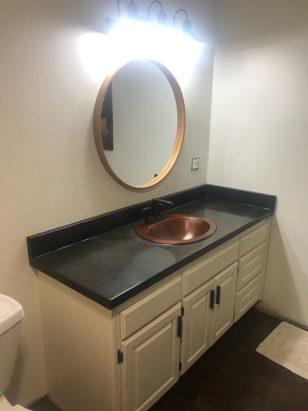 Concrete counter tops