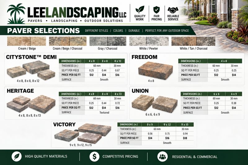 paver size
